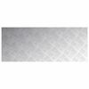 vidaXL Stair Tread Rectangular 2 pcs Silver 100 x 40 cm Aluminium