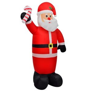 vidaXL Christmas Inflatable Santa Claus with LEDs 120 cm