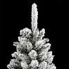 vidaXL Artificial Christmas Tree with 150 LEDs with Stand White 150 cm