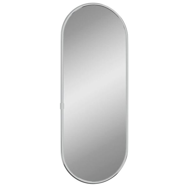 vidaXL Wall Mirror Silver 40x15 cm Oval