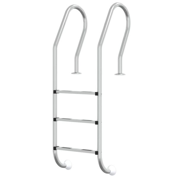 vidaXL Pool Ladder 54x38x158 cm 304 Stainless Steel
