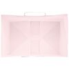 vidaXL Paper Bags 250 pcs with Handles Pink 32x22x24 cm