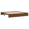 vidaXL Bed Frame without Mattress Honey Brown Solid Wood 200x200 cm