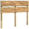 vidaXL Live Edge Headboard ROSTOCK White 120 cm Solid Acacia Wood