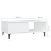 vidaXL Coffee Table White 90x60x35 cm Engineered Wood