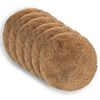 vidaXL Cushion Cover 6 pcs HEERLEN Taupe &Oslash; 40 cm PV Fleece