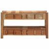 vidaXL TV Cabinet with Drawer Brown 83 x 33 x 46 cm Solid Reclaim Wood
