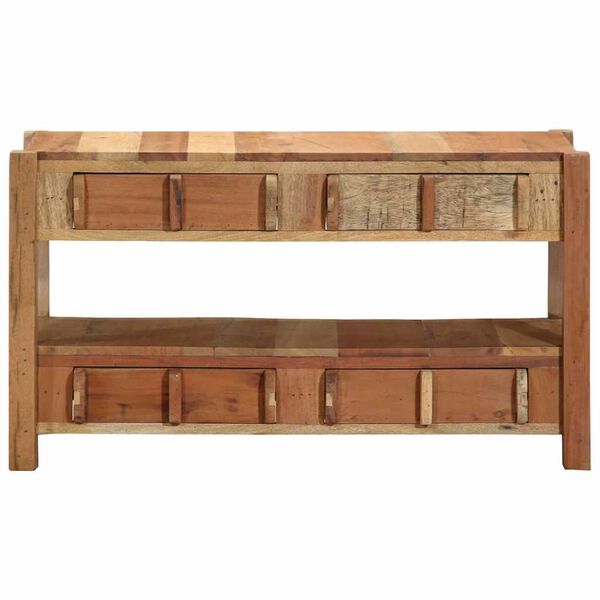 vidaXL TV Cabinet with Drawer Brown 83 x 33 x 46 cm Solid Reclaim Wood