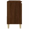 vidaXL Bathroom Cabinet Brown Oak 65x33x60 cm Engineered Wood