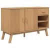 vidaXL Sideboard OLDEN Brown 114x43x73.5 cm Solid Wood Pine