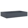 vidaXL Wash Basin 60x38x11 cm Mineral Cast/Marble Cast Anthracite