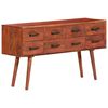 vidaXL Sideboard 110x30x59 cm Solid Wood Mango