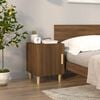 vidaXL Bedside Cabinets 2 pcs Brown Oak Engineered Wood