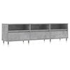 vidaXL TV Cabinet Concrete Grey 150x30x44.5 cm Engineered Wood