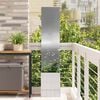 vidaXL Garden Privacy Screen Silver 32 x 150 cm Galvanised steel