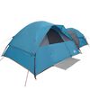vidaXL Camping Tent 5-Person Blue Waterproof