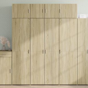 vidaXL Highboard Sonoma Oak 80x42,5x185 cm Engineered Wood