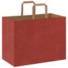 vidaXL Paper Bags 50 pcs with Handles Red 32x17x25 cm