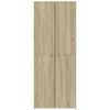 vidaXL File Cabinet Sonoma Oak 60x32x153 cm Engineered Wood