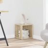 vidaXL Side Table Sonoma Oak 33x33x34.5 cm Engineered Wood