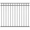 vidaXL Fence Panel Assen Steel 1.7x1.5 m Black