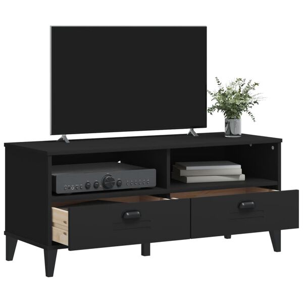 vidaXL TV Cabinet VIKEN Black Engineered Wood