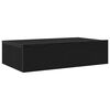 vidaXL TV Cabinets with LED Lights 2 pcs Black Oak 60x35x15.5 cm