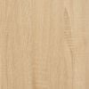 vidaXL Wall Mounted Cabinet Sonoma Oak 34.5x34x90 cm Engineered Wood
