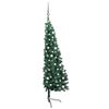 vidaXL Artificial Half Pre-lit Christmas Tree with Ball Set Green 150 cm