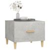 vidaXL Coffee Table Concrete Grey 50x50x40 cm Engineered Wood