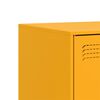 vidaXL TV Cabinet Mustard Yellow 67x39x44 cm Steel