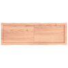 vidaXL Table Top Light Brown 120x40x(2-6)cm Treated Solid Wood Live Edge