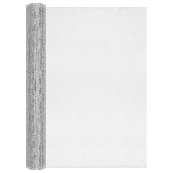 vidaXL Mesh Screen Aluminium 60x1000 cm Silver