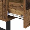 vidaXL Bedside Cabinet Old Wood 40 x 40 x 66 cm Engineered Wood