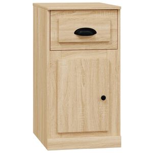 vidaXL Side Cabinet with Drawer Sonoma Oak 40x50x75 cm Engineered Wood