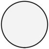 vidaXL Wall Mirror Black Ø 30 cm Round
