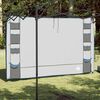 vidaXL Hanging Tent Organiser with Storage Grey 320 x 182 cm
