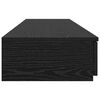 vidaXL Bed Drawers Black Oak 160 x 36.5 x 16.5 cm Engineered Wood