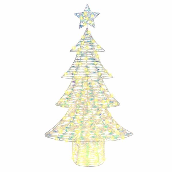 vidaXL Christmas Tree with 160 LEDs Warm white 150 cm PET