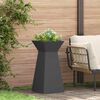 vidaXL Pillar Planter 2 pcs Black 35 x 35 x 73 cm