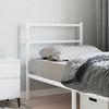 vidaXL Metal Replace Headboard White 75 cm