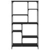 vidaXL Bookshelf Black Oak 99 x 35.5 x 176 cm Engineered Wood