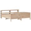 vidaXL Bed Frame without Mattress 200x200 cm Solid Wood Pine