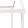 vidaXL Bunk Bed without Mattress White 75x190 cm Small Single Solid Wood Pine