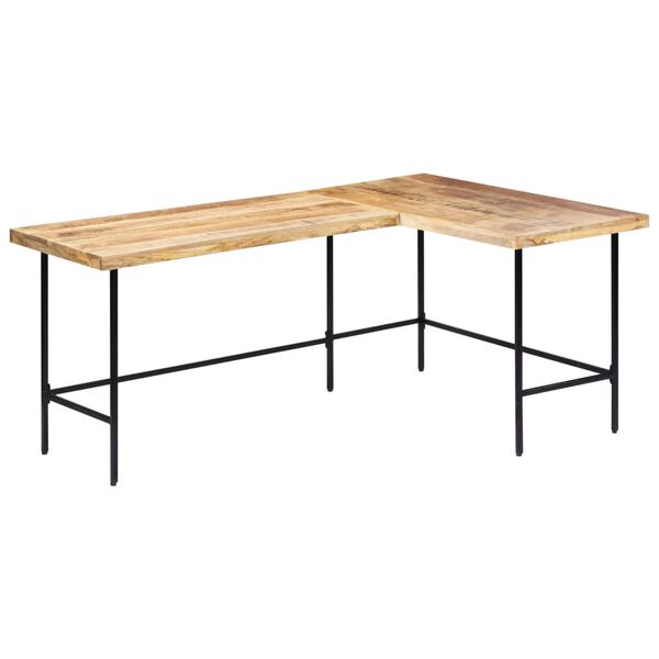 vidaXL Desk 180x120x76 cm Solid Mango Wood