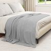 vidaXL Throw Blanket Grey 200 x 150 cm Fleece