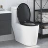 vidaXL Quick Release Toilet suitable for Seat Black