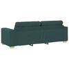 vidaXL Sofa 2 pcs Green Fabric