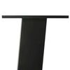 vidaXL Coffee Table Legs 4 pcs Black 30 cm Steel