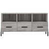 vidaXL TV Cabinet Grey Sonoma 102x36x50 cm Engineered Wood